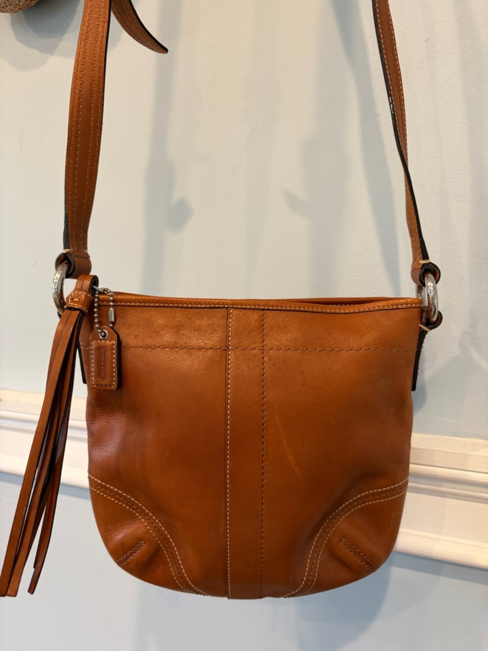 Coach | Cowhide Tan Crossbody Purse